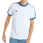 UMBRO T shirt Vintage Blanc/ Homme Umbro Tape Regale. Coloris disponibles : Bleu