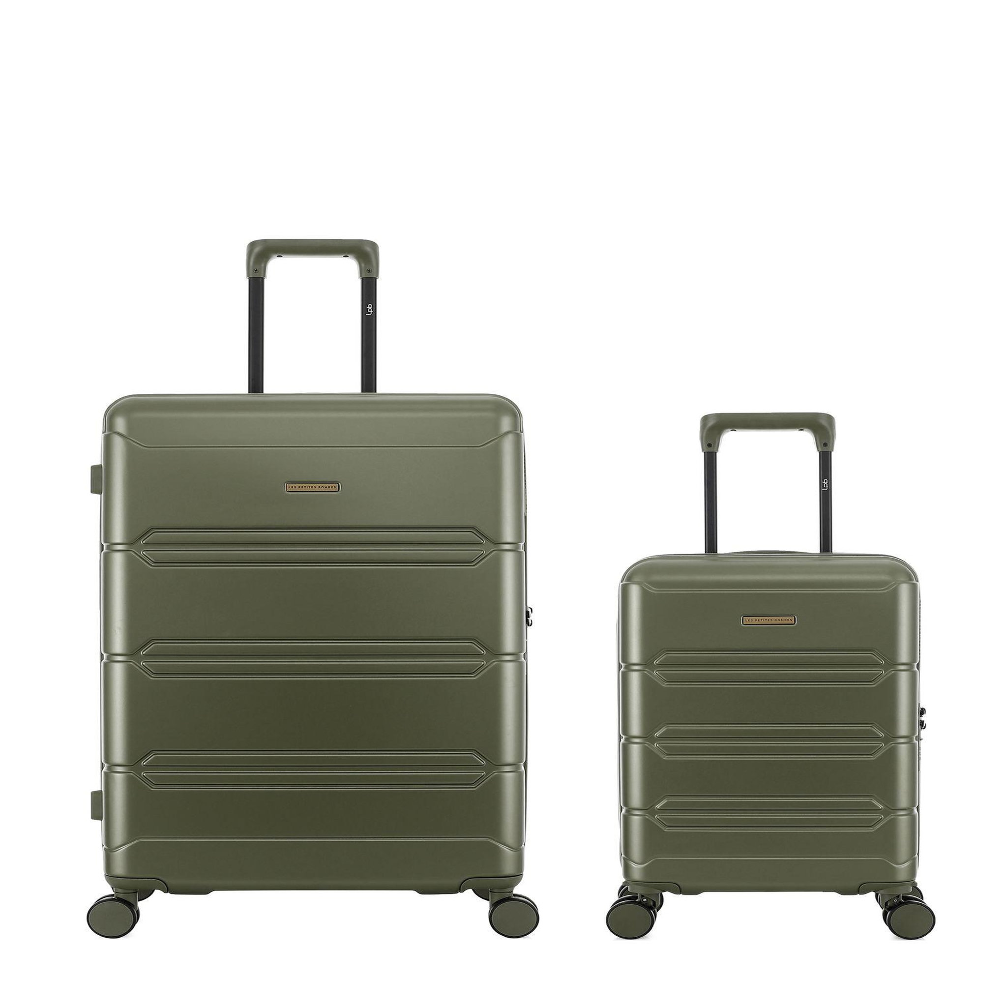 LES P'TITES BOMBES LPB Lot de 2 Valises Rigides Grand Format et Cabine XS LYNDA