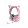 Voir la diapositive 2 : Razer Casque gamer KRAKEN KITTY V3 PRO QUARTZ