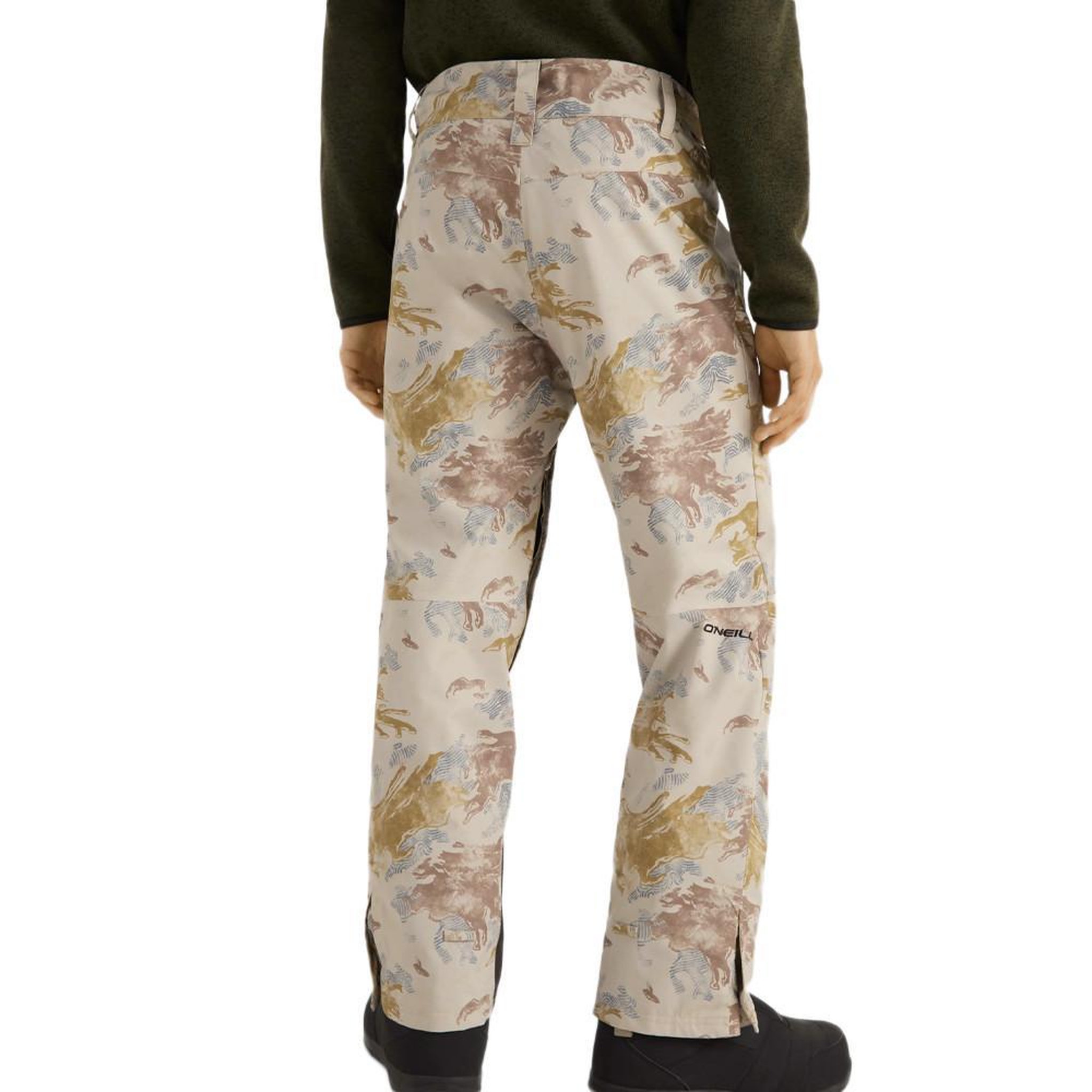 Voir la diapositive 4 : O'NEILL Pantalon de ski beige homme o'neill hammered