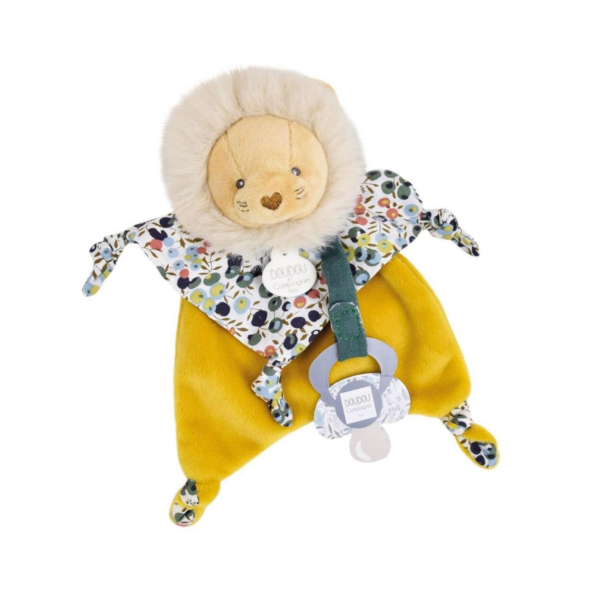 DOUDOU ET COMPAGNIE doudou attache sucette Lion