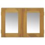 Voir la diapositive 2 : VIDAXL Armoire a miroir 60x10x40 cm Bois de teck solide