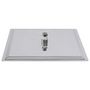 Voir la diapositive 4 : VIDAXL Pomme de douche pluie Acier inoxydable 304 30x30 cm Carree
