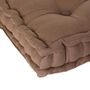 Voir la diapositive 3 : ATMOSPHERA Coussin de Sol  Dorian  40x40cm Taupe
