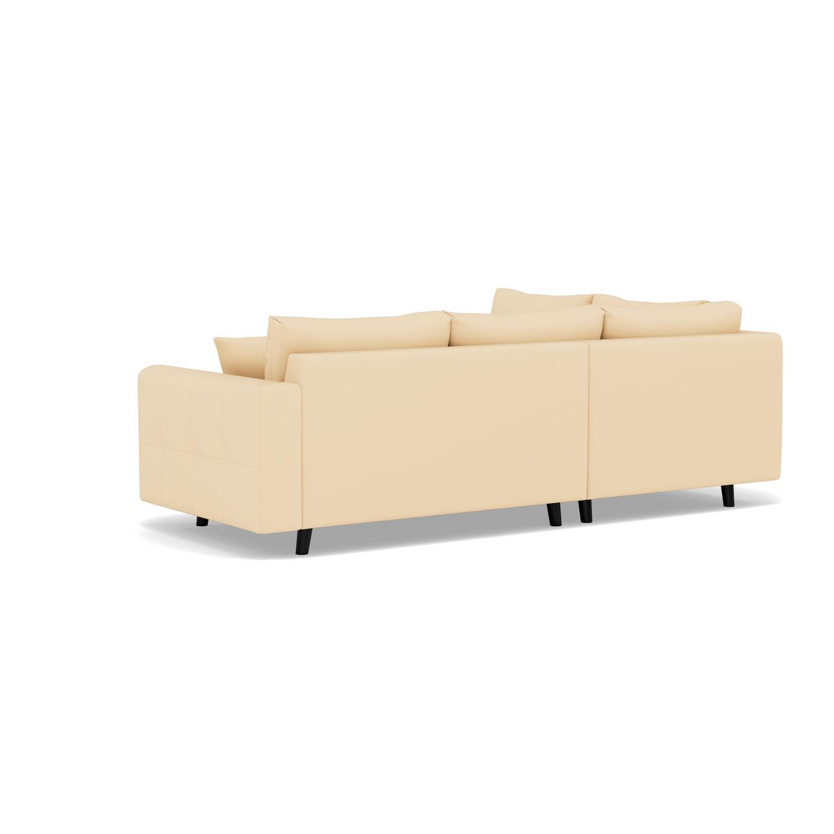 LISA DESIGN Rune - canapé d'angle gauche 4 places en simili