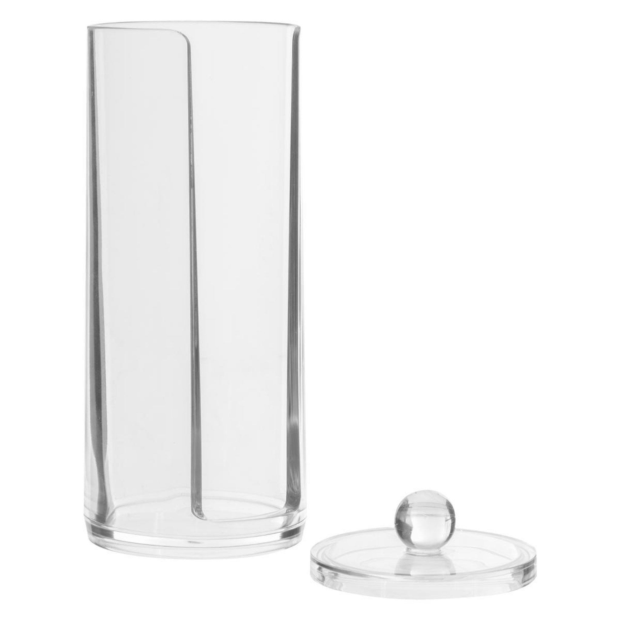 Voir la diapositive 2 : FIVE Distributeur de coton  selena  20cm transparent