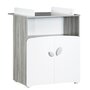 Voir la diapositive 1 : BABY PRICE Commode à langer 2 tiroirs + 1 grande niche NEW LEAF