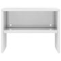 Voir la diapositive 5 : VIDAXL Tables de chevet 2pcs Blanc brillant 40x30x30cm Bois ingenierie