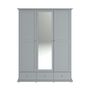 Voir la diapositive 4 : Armoire 3 portes 2 tiroirs L152cm NESRINE