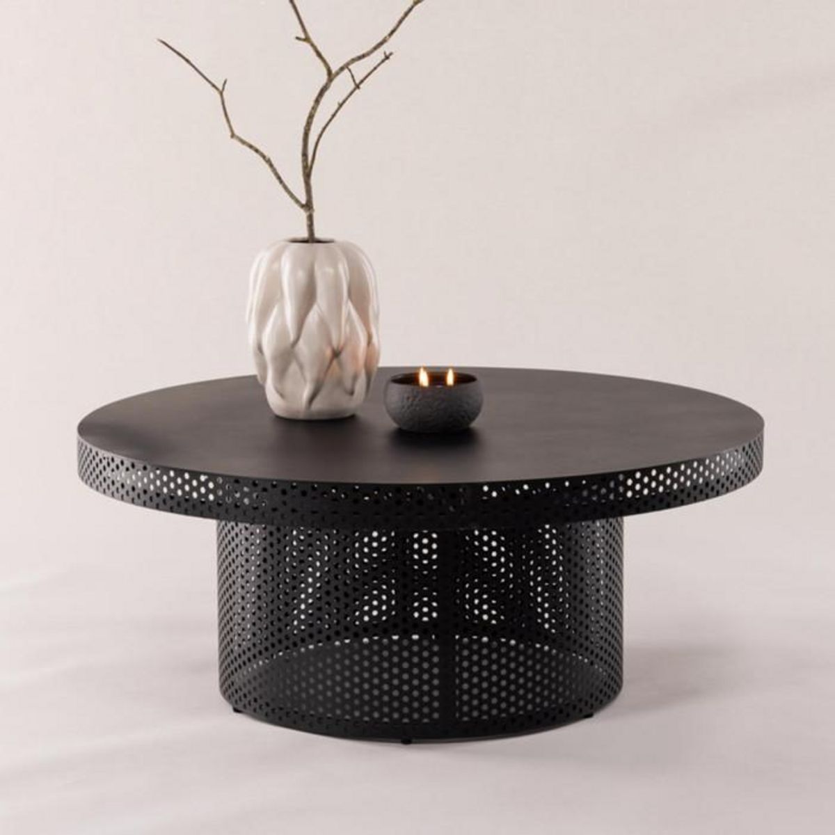 Paris Prix Table Basse Design Ajouré  West End  100cm Noir