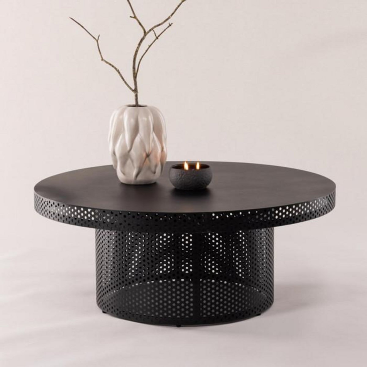 Paris Prix Table Basse Design Ajouré  West End  100cm Noir