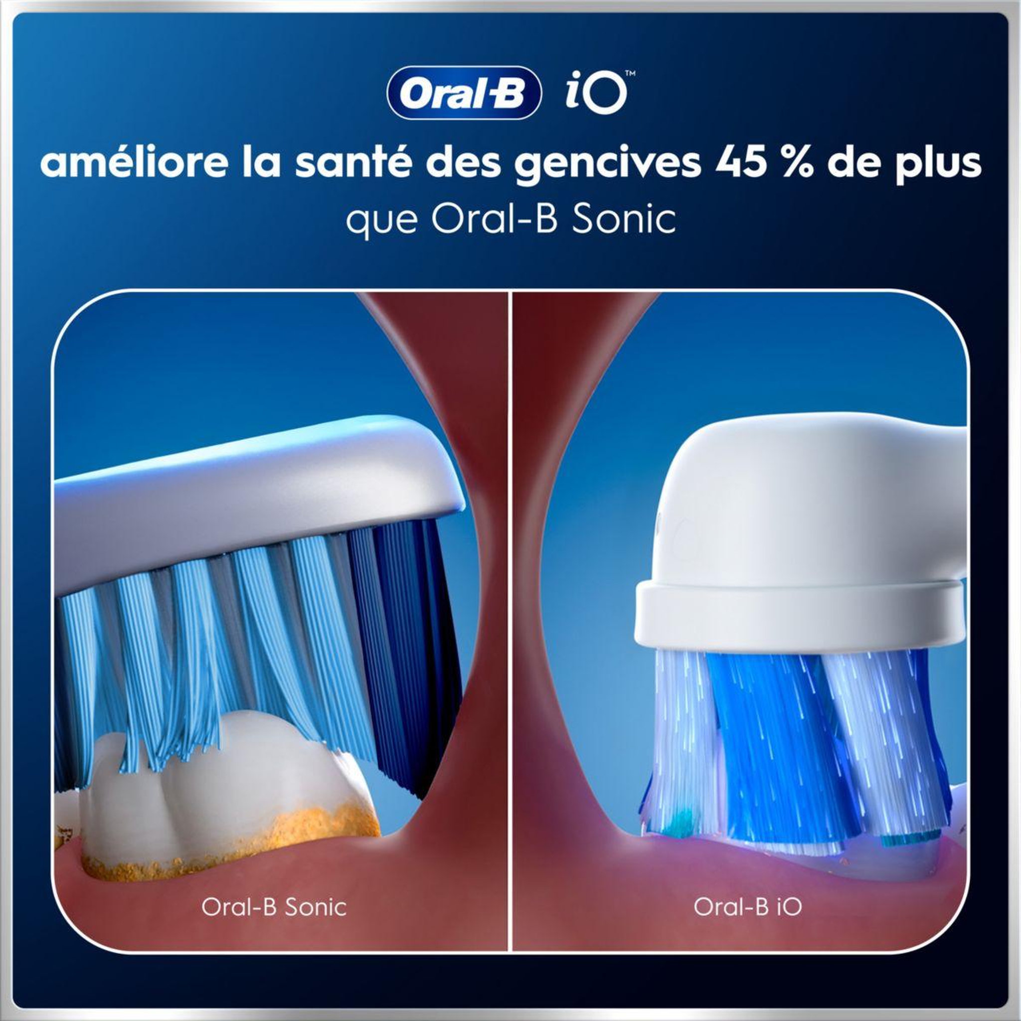 Voir la diapositive 5 : ORAL B Brosse à dents électrique io6 series white luxe edition