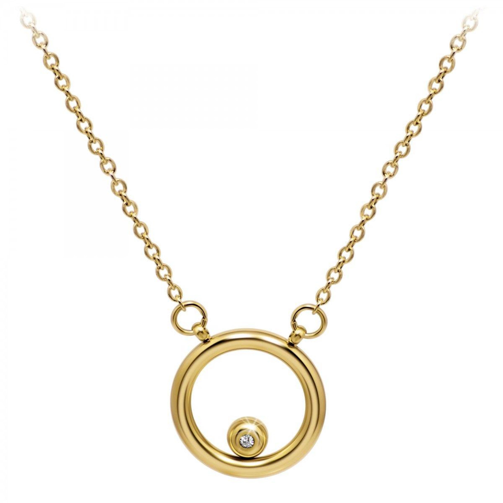 SC BOHEME Collier par SC Bohème orné d'un véritable diamant blanc