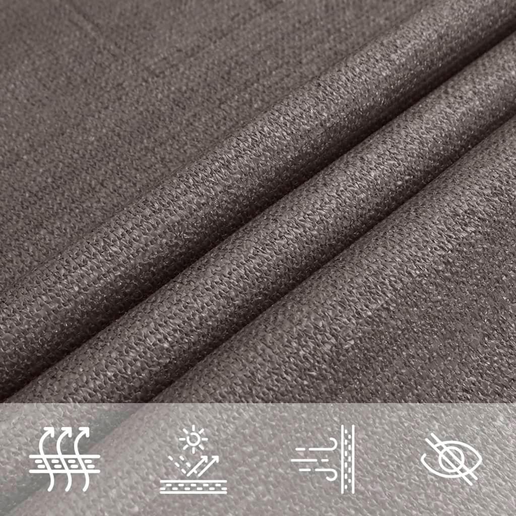 Voir la diapositive 5 : VIDAXL Voile d'ombrage 160 g/m^2 Anthracite 5x6 m PEHD