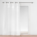 Paris Prix Rideau Voilage à Œillets  Frangina  140x280cm Blanc