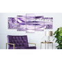 Voir la diapositive 2 : Paris Prix Tableau 5 Panneaux  Underwater Harp Wide Violet