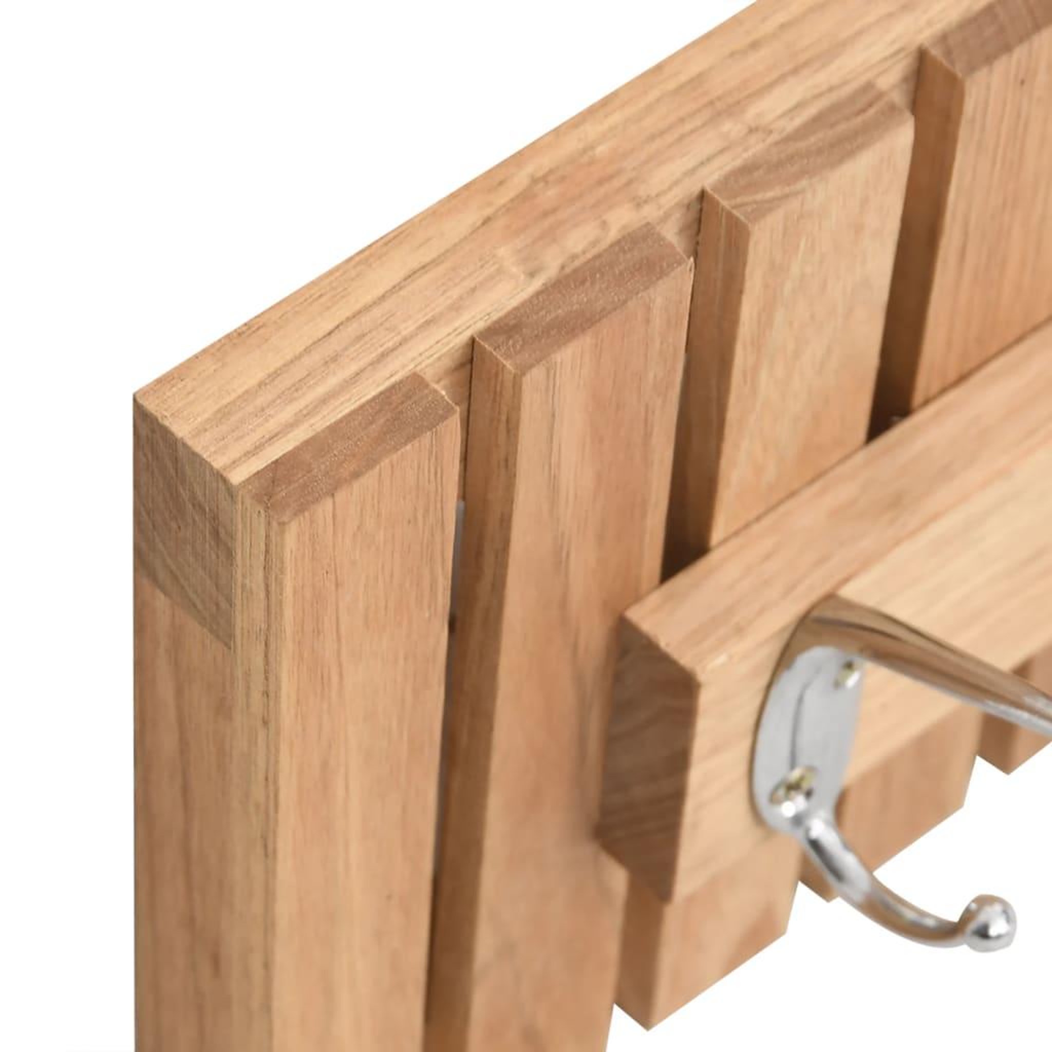 Voir la diapositive 5 : VIDAXL Cintre mural 42x8,5x14 cm Bois massif de noyer