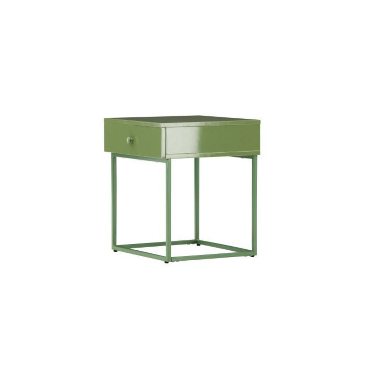 Paris Prix Table de Chevet 1 Tiroir  Bakal  50cm Vert
