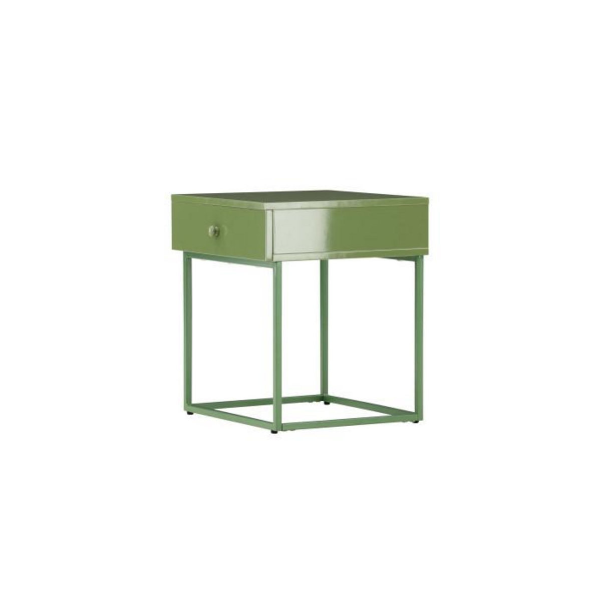 Paris Prix Table de Chevet 1 Tiroir  Bakal  50cm Vert
