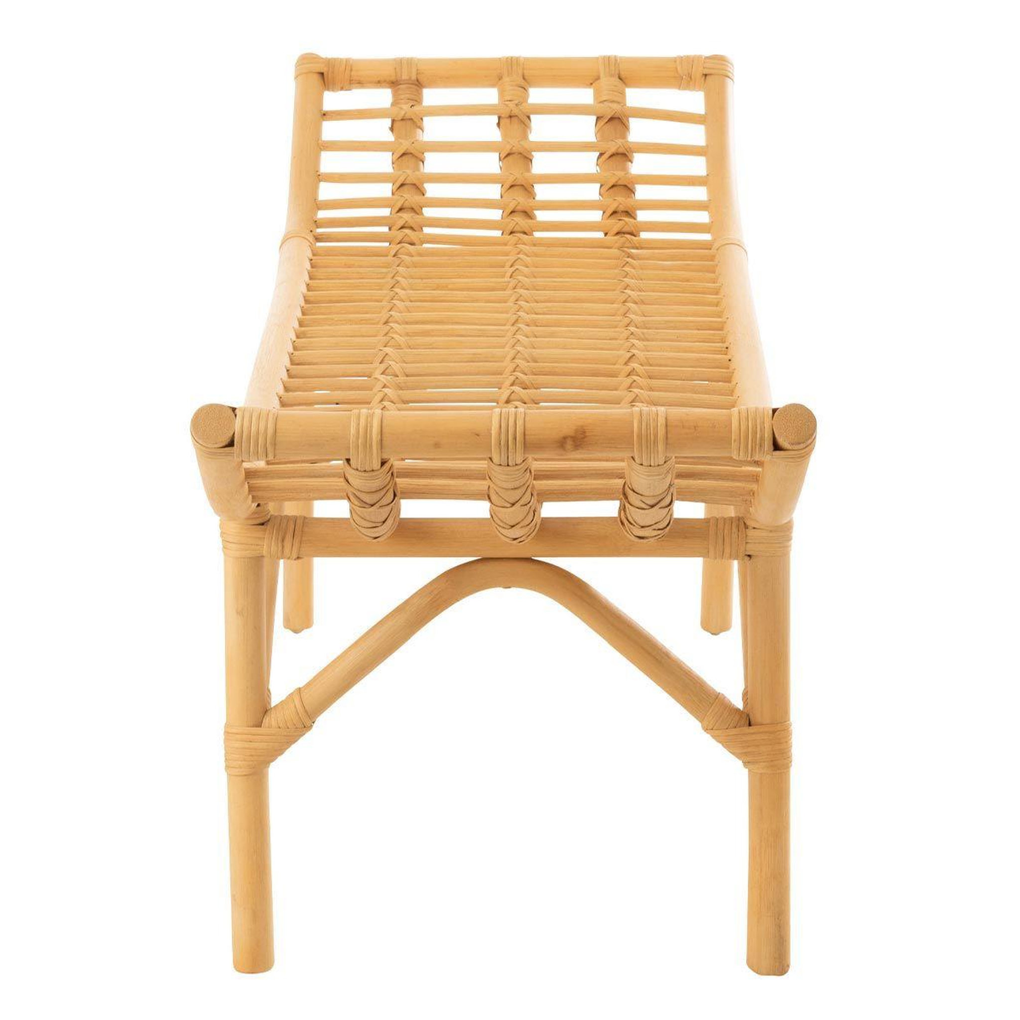 Voir la diapositive 3 : J-LINE Banc design  ana rotin  120cm naturel