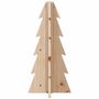Voir la diapositive 4 : VIDAXL Arbre de Noël en bois pour décoration 49 cm bois massif de pin