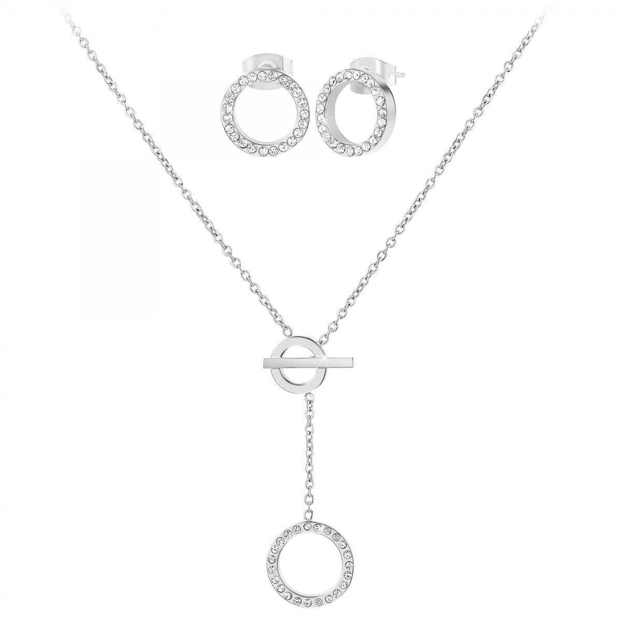 SC CRYSTAL Parure collier et boucles d'oreilles par SC Crystal