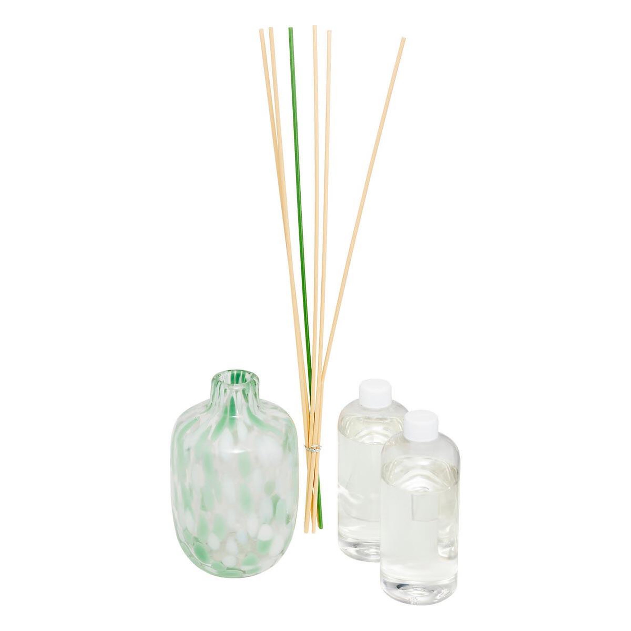 Voir la diapositive 2 : ATMOSPHERA Diffuseur de parfum en verre  mancha  850ml fleur de lin