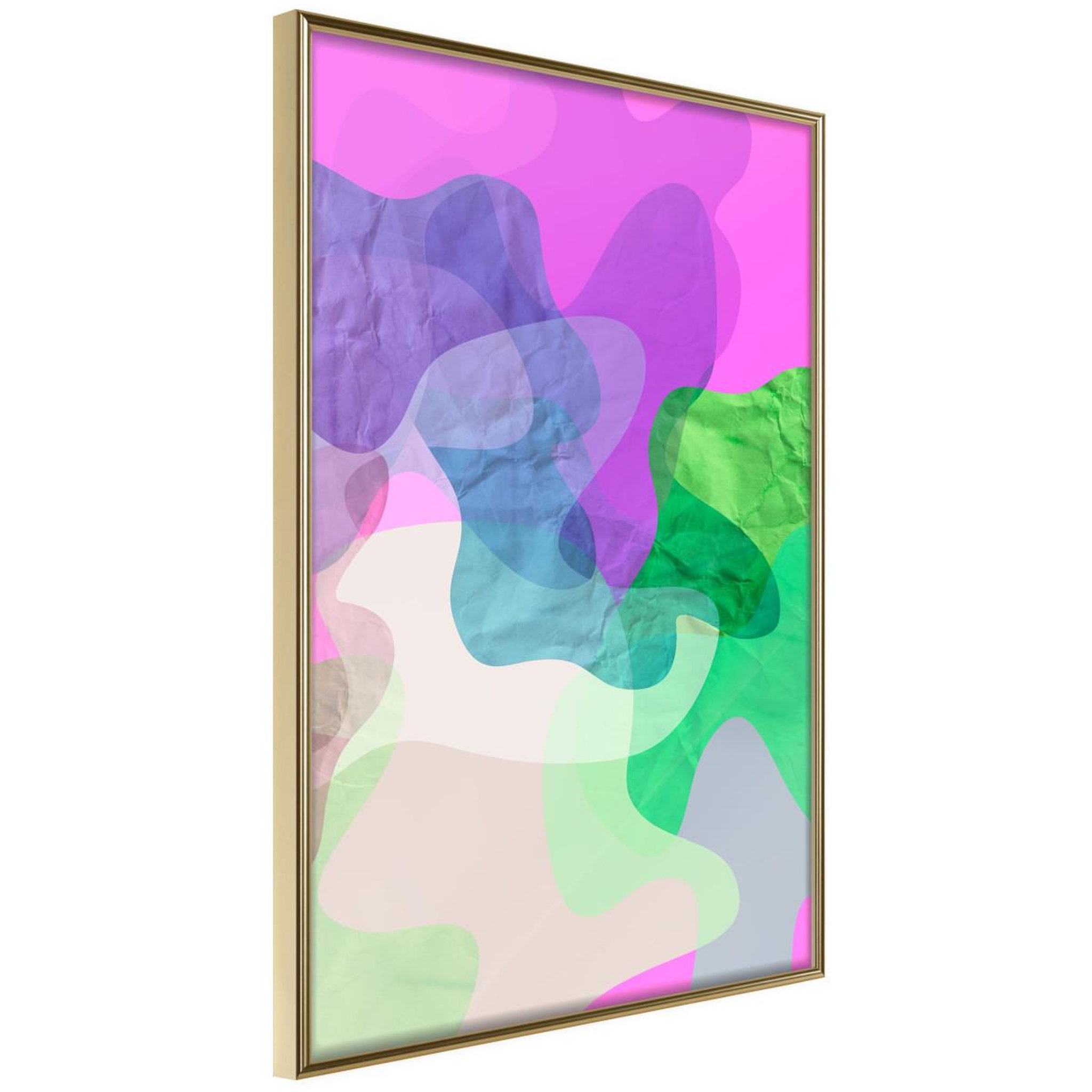 Paris Prix Affiche Murale Encadrée  Colourful Camouflage Pink