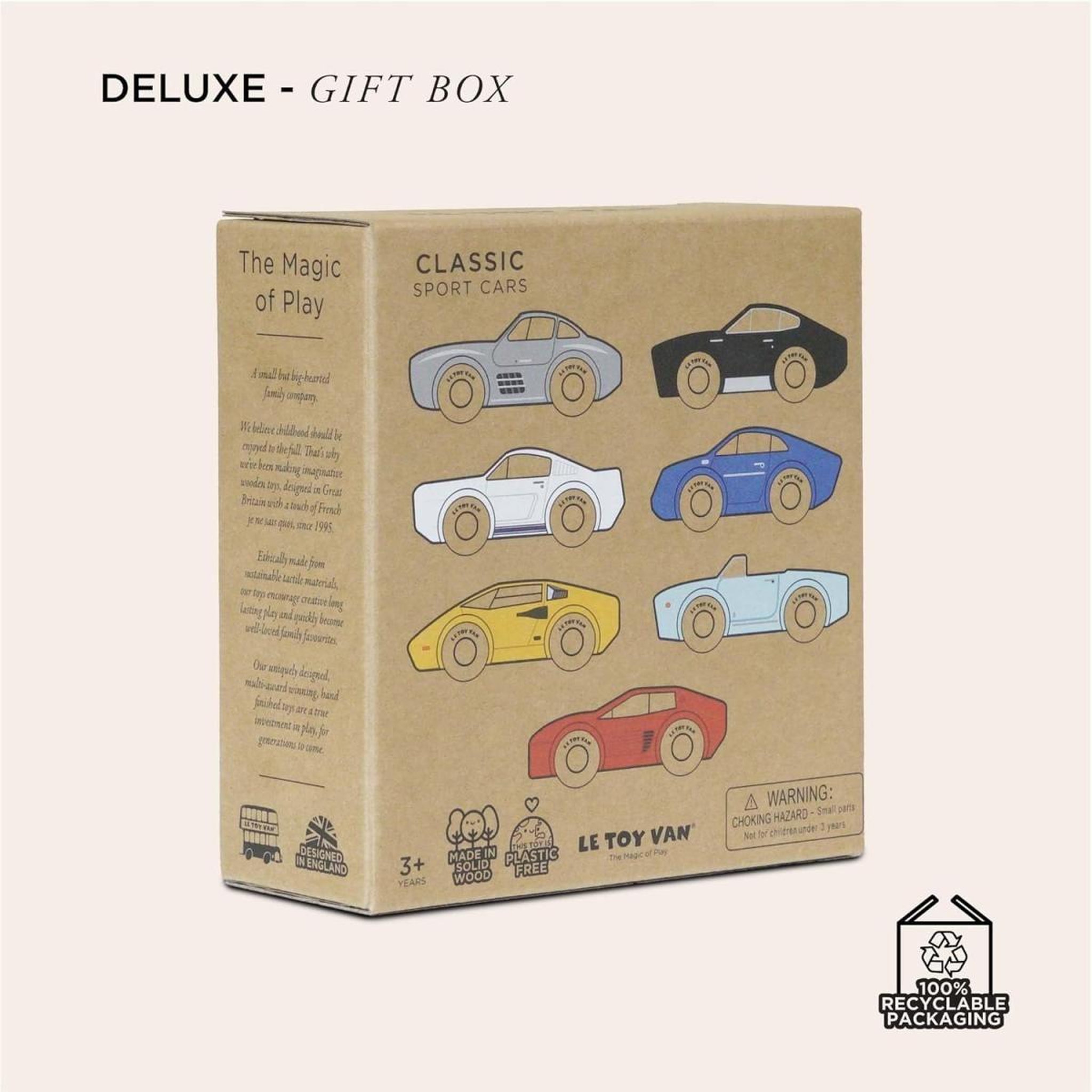 Voir la diapositive 2 : Le Toy Van Set de voitures de sport classiques