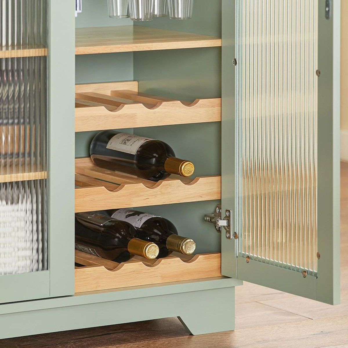 SOBUY SoBuy - Buffet Bas à deux tiroirs - Nordique - FSB81