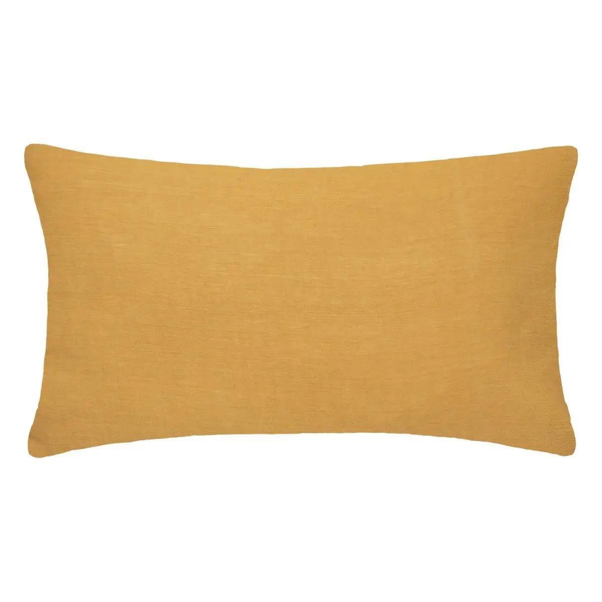 Voir la diapositive 1 : ATMOSPHERA Taie d'oreiller en lin  adorable  50x70cm jaune ocre