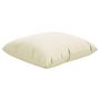 Voir la diapositive 5 : VIDAXL Coussins de canape lot de 4 creme 60x60 cm tissu