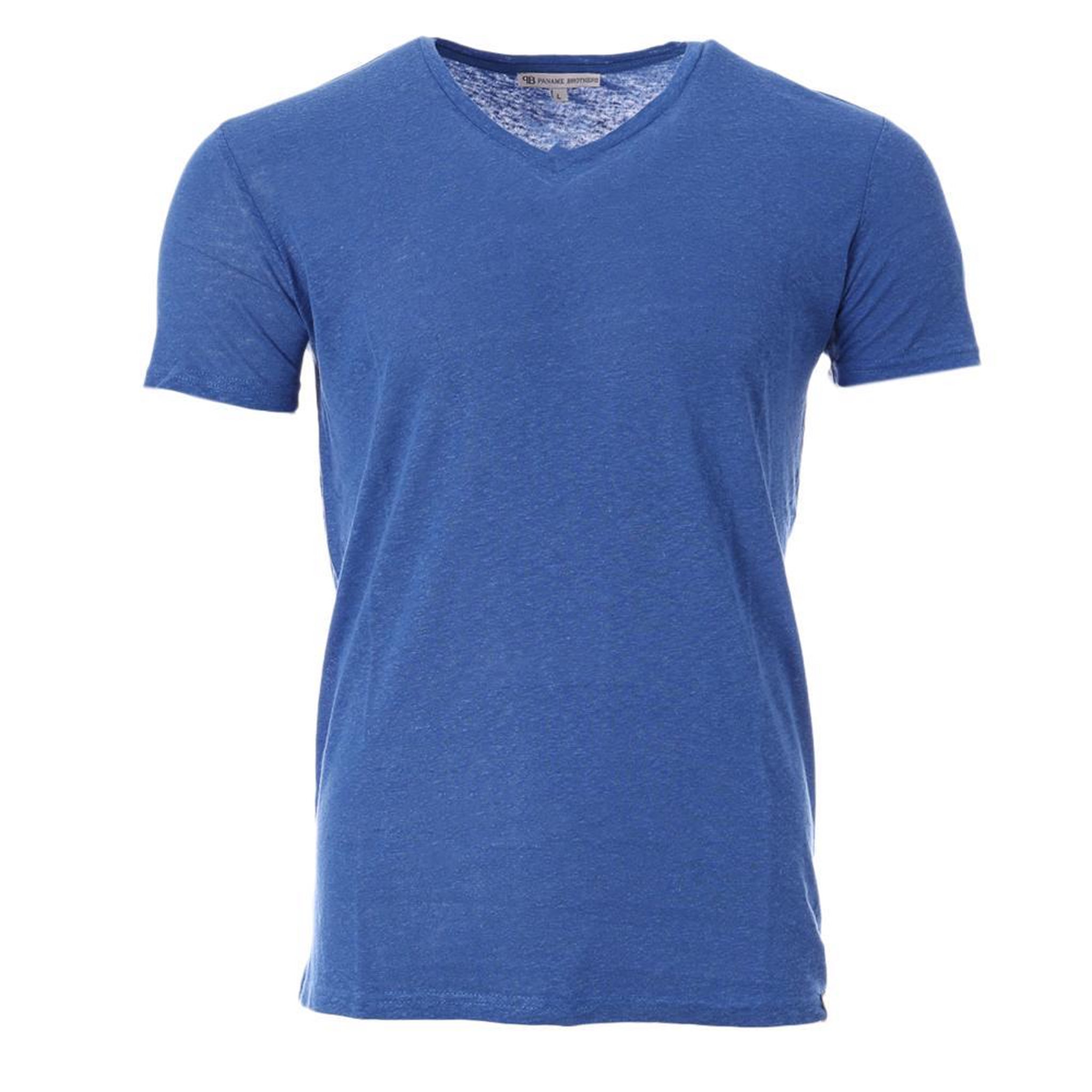 PANAME BROTHERS T-shirt Bleu Homme Paname Brothers Tom. Coloris disponibles : Bleu