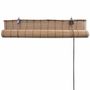 Voir la diapositive 5 : VIDAXL Store roulant Bambou Marron 120x220 cm