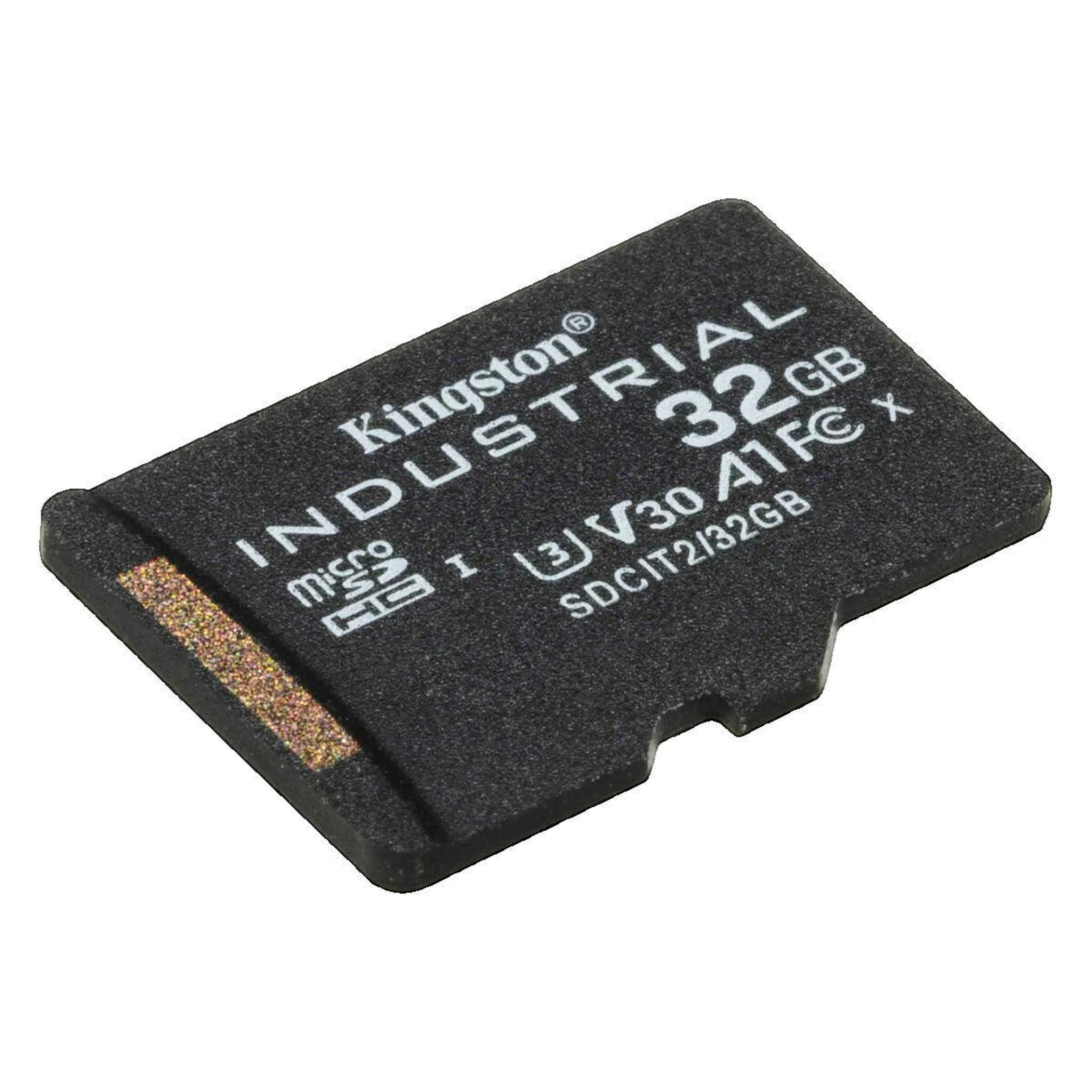 Voir la diapositive 3 : Kingston Carte microSDHC industrielle Kingston 32 Go
