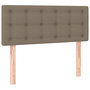 Voir la diapositive 2 : VIDAXL Tete de lit Taupe 100x5x78/88 cm Tissu