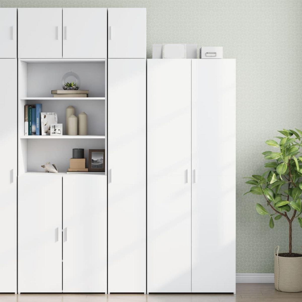 VIDAXL Armoire murale blanc 30x42,5x40 cm bois d'ingenierie