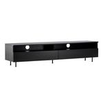 Paris Prix Meuble TV 2 Tiroirs  Navarra  180cm Noir