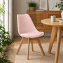 Voir la diapositive 2 : TOILINUX Lot de 4 chaises design scandinave BAYA