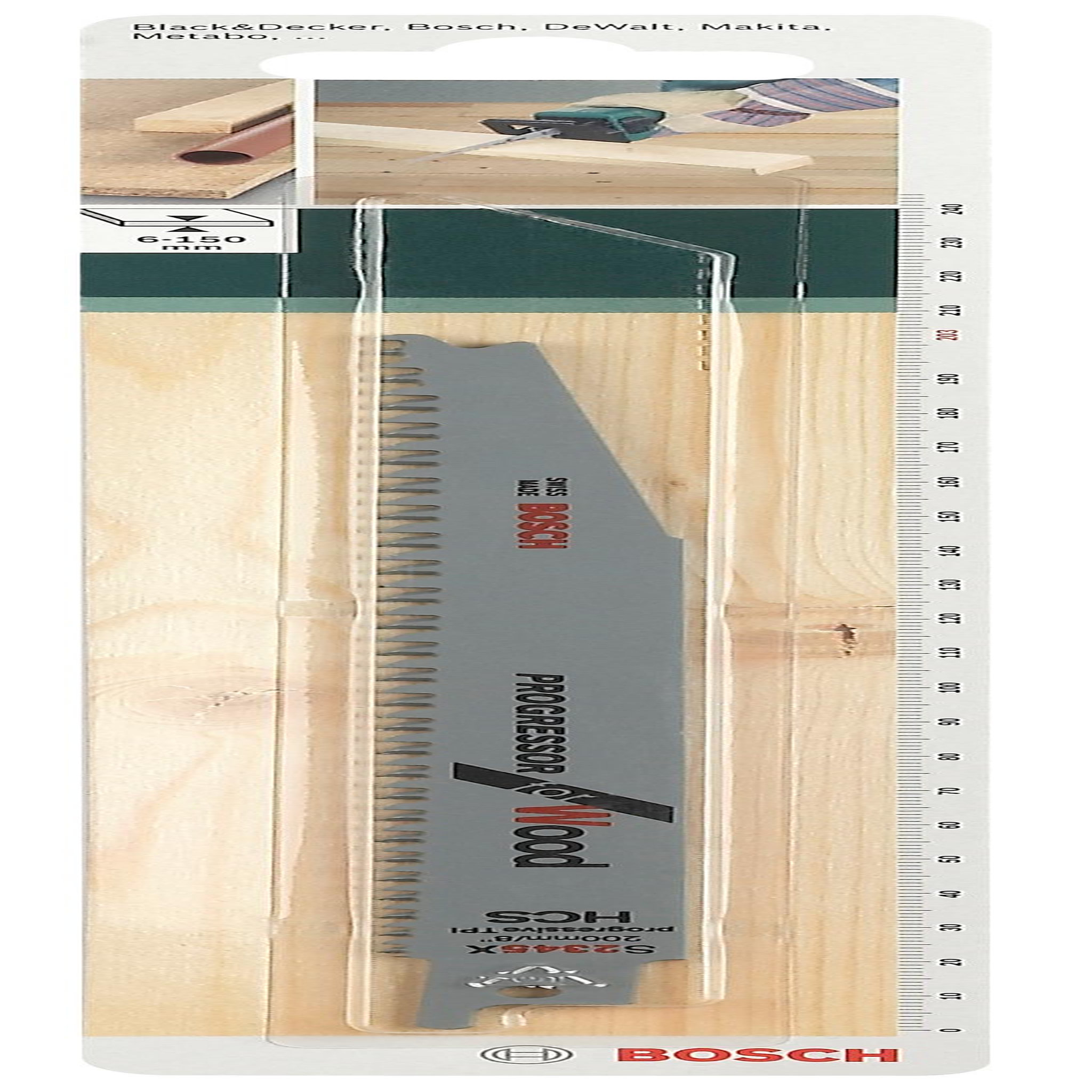 BOSCH Lot de 2 lames coupe multimatériau BOSCH S2345x pour scie sabre ou égoïne