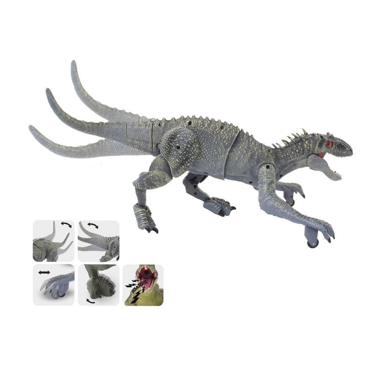 Jamara Dinosaure Exoraptor Li-Ion 3,7V 2,4GHz gris