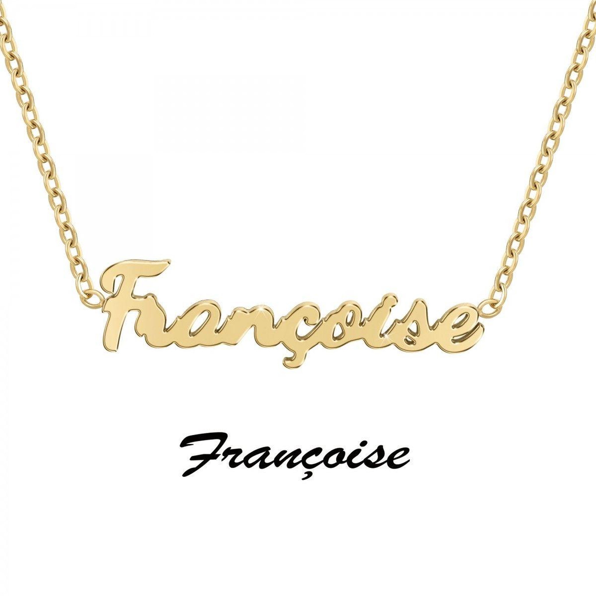 Voir la diapositive 3 : SC CRYSTAL Françoise - Collier prénom