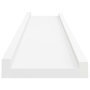 Voir la diapositive 5 : VIDAXL Etageres a rebord pour cadre photo 2 pcs Blanc 60x9x3 cm MDF