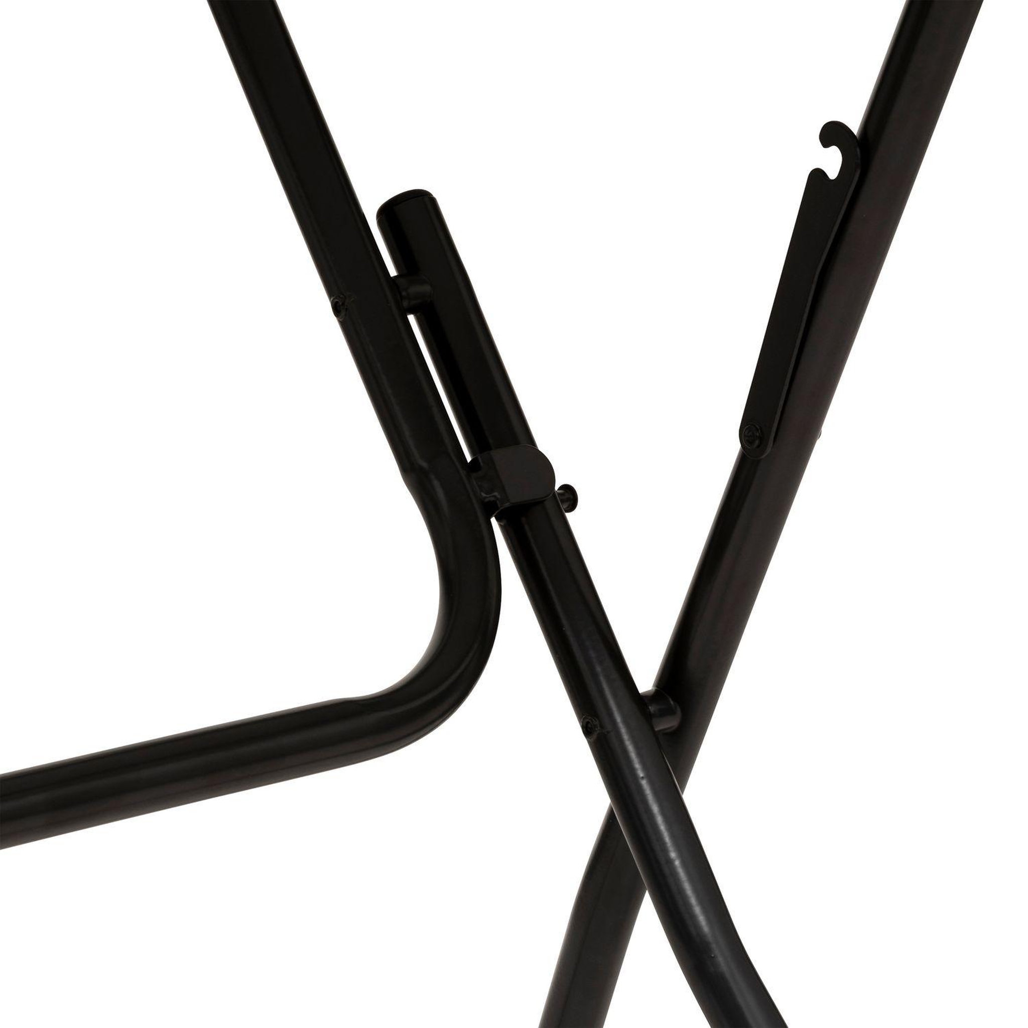 Voir la diapositive 5 : FIVE Table pliante renforcée en bois et métal folda - beige et noir