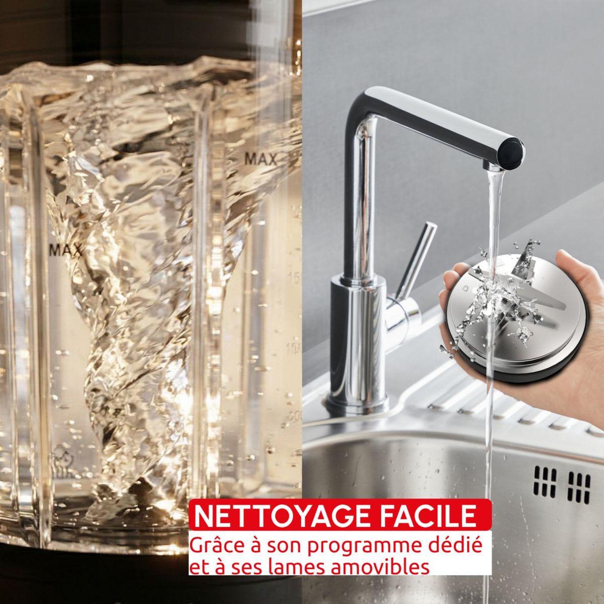 Voir la diapositive 4 : MOULINEX Blender chauffant perfect mix cook lm835d10