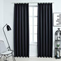 Voir la diapositive 1 : VIDAXL Rideaux occultants avec crochets 2 pcs Anthracite 140x175 cm