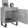 Voir la diapositive 4 : VIDAXL Tables de chevet 2 pcs gris béton 40x30x50 cm bois d ingénierie