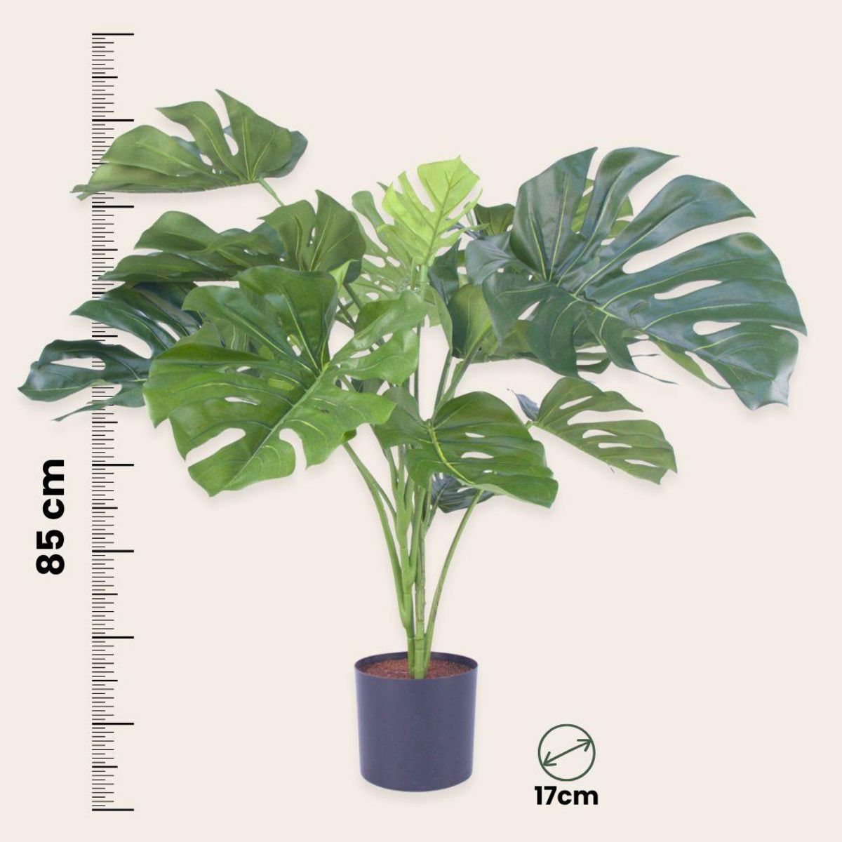 PLANT IN A BOX Monstera artificiel - Hauteur 85cm