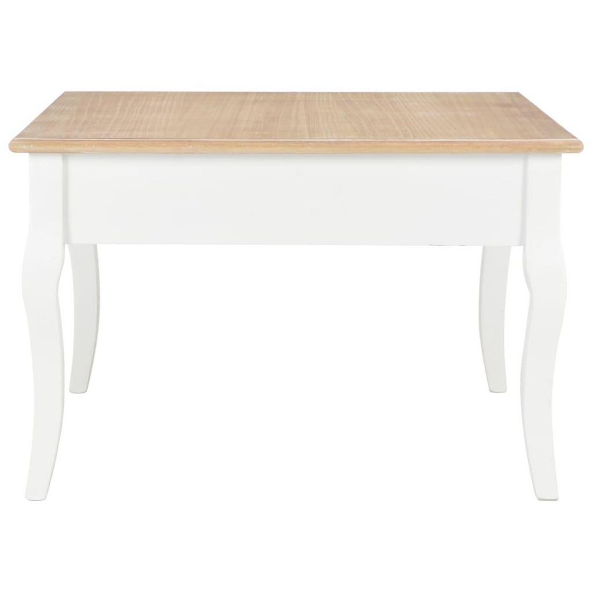 VIDAXL Table basse Blanc 80 x 80 x 50 cm Bois
