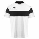 KAPPA T-Shirt de Sport Blanc/Noir Homme Kappa Dareto. Coloris disponibles : Noir